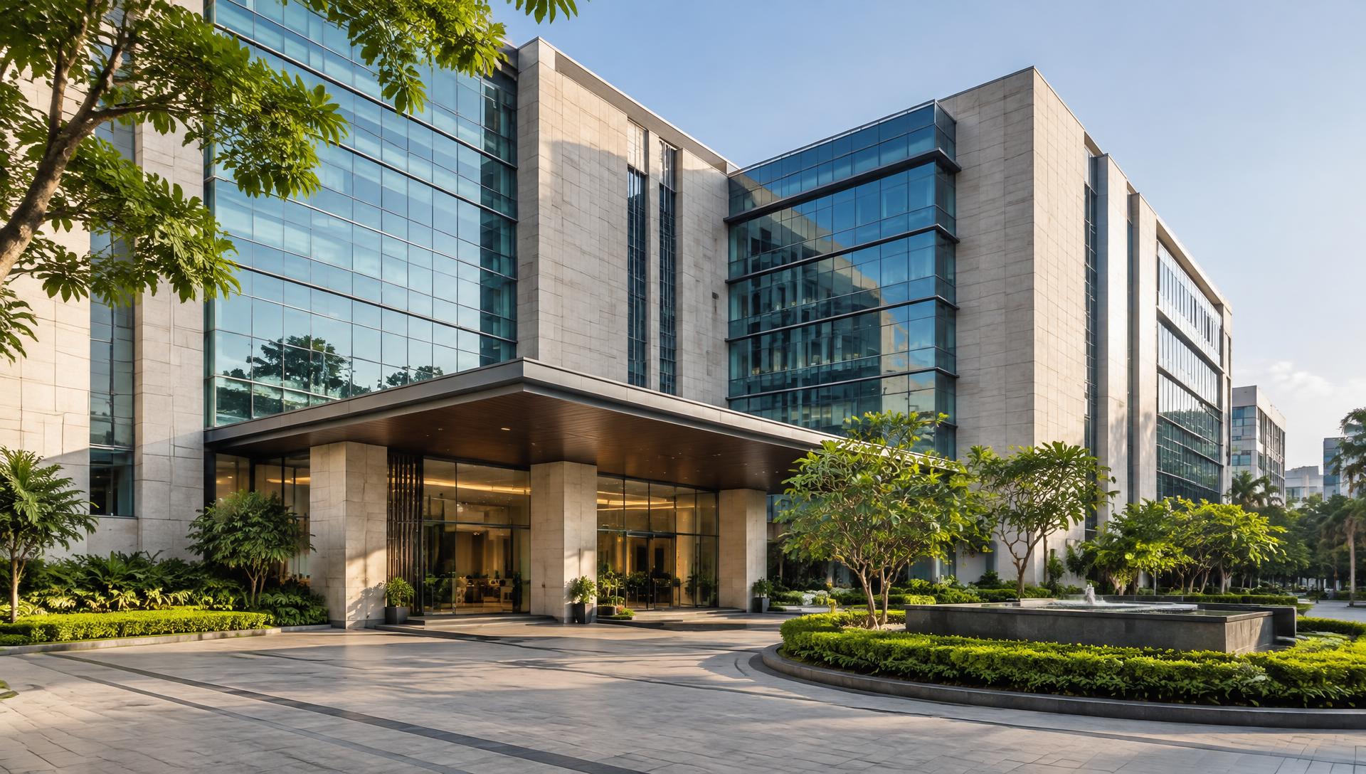 Professionally maintained commercial property in Bangalore